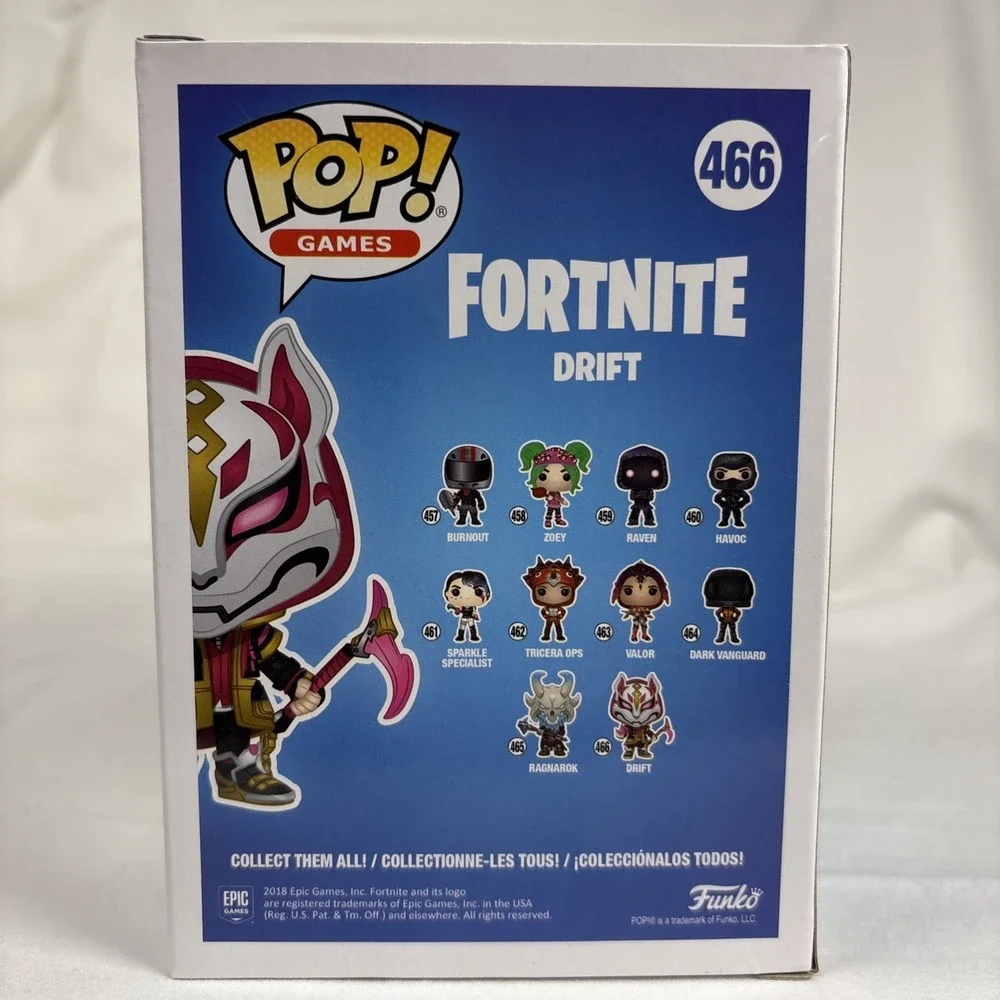 Funko Pop! Fortnite Drift #466 Vinyl Figure w/ Sorter – See Photos